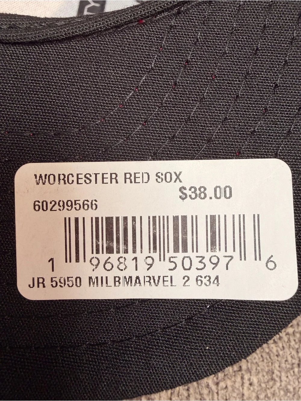 New Era WooSox Marvel Defenders 59FIFTY Fitted Hat Kids 6 3/4 NWT